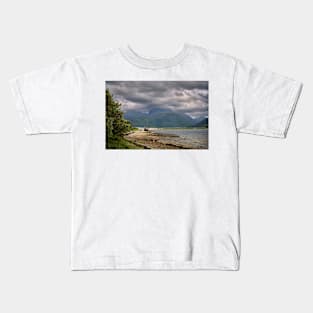 Shipwreck on the Shore of Loch Linhe Kids T-Shirt